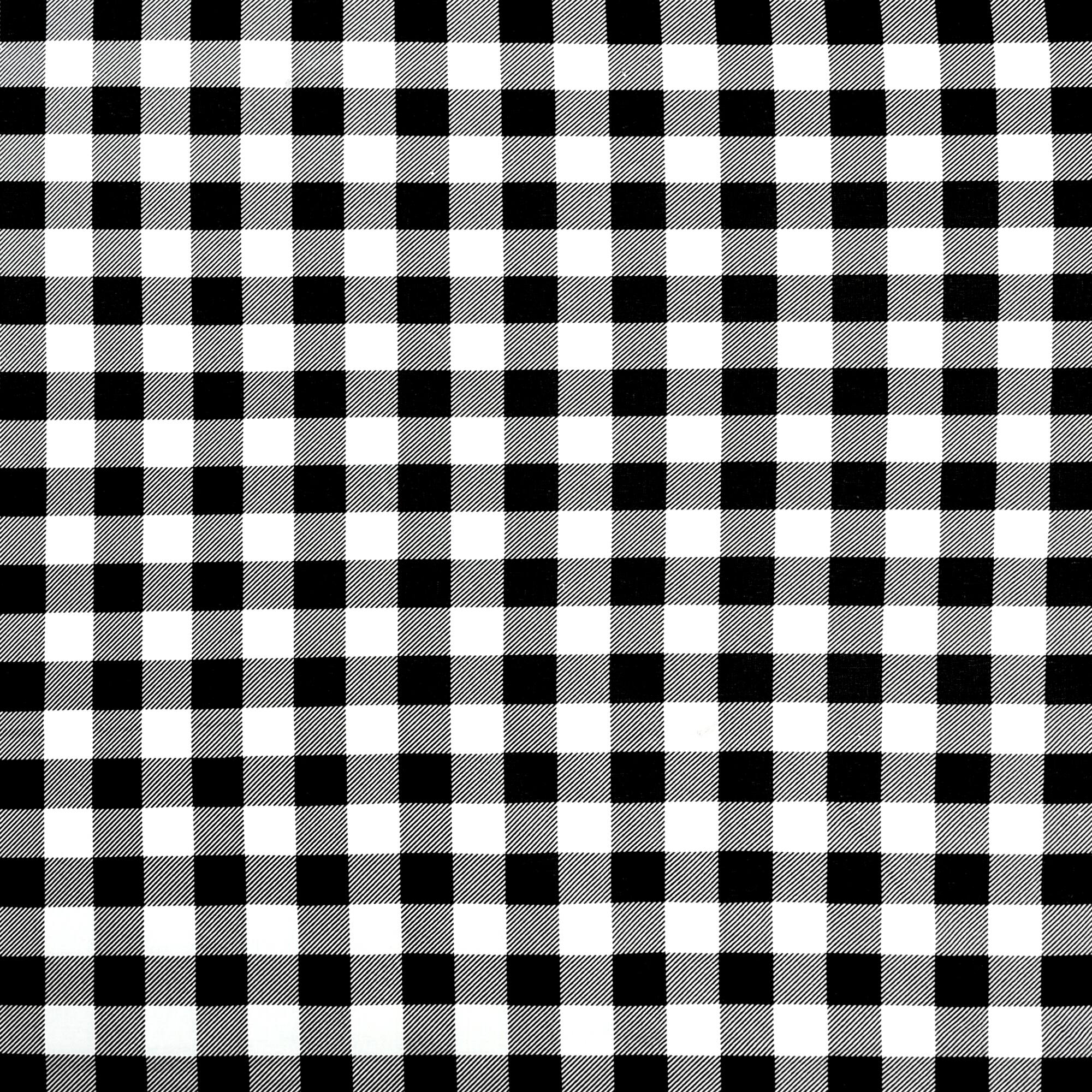 Black Buffalo Check Cotton Fabric Mini Bolt by Loops & Threads